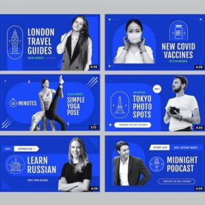 YouTube Thumbnail & Banner Templates